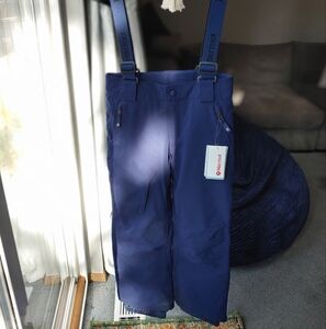 NWT Marmot Blue Snow Pants with Suspenders